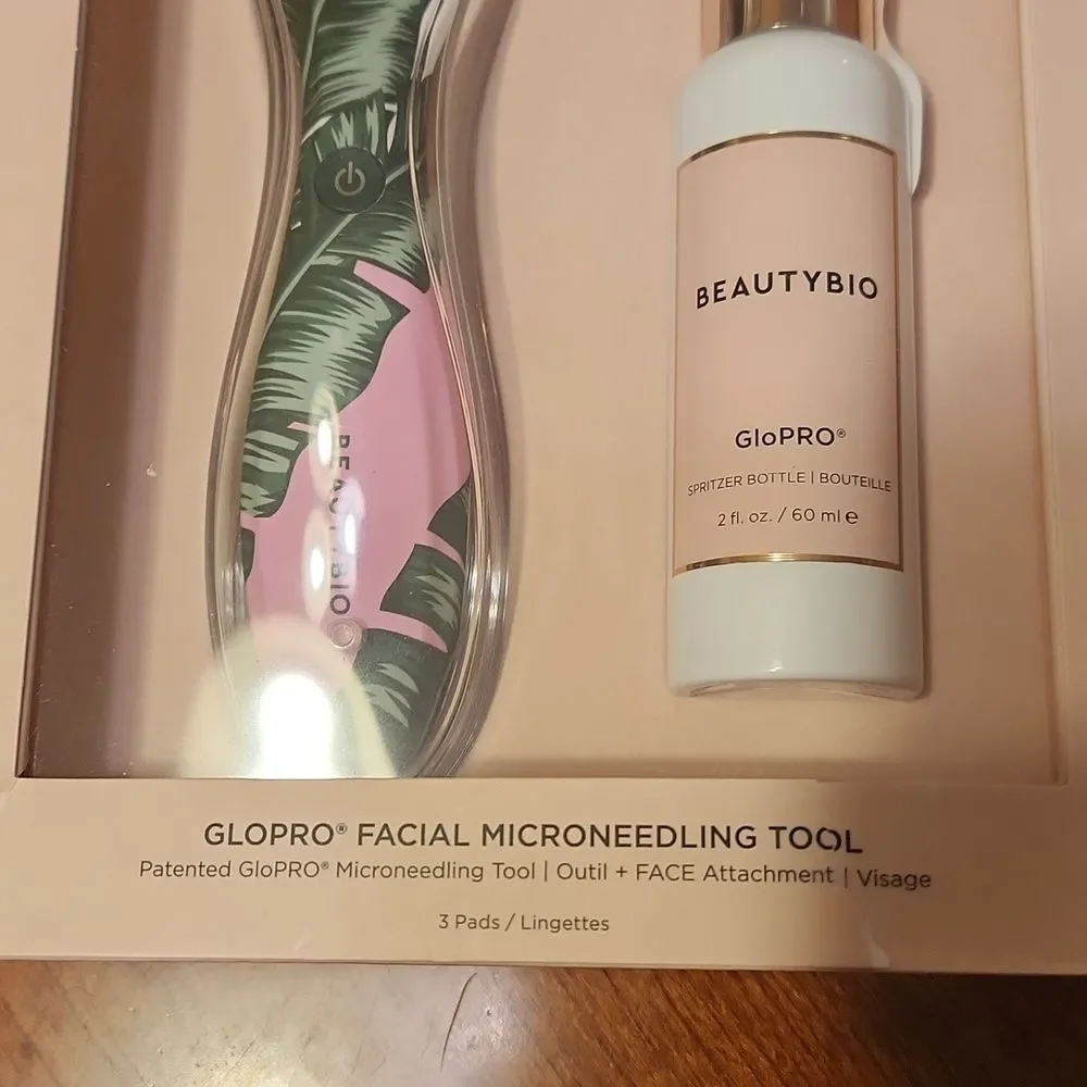 BeautyBio GloPro Facial Microneedling Tool Set NIB